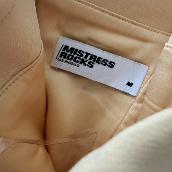 Yellow fold over corset M - Picture 6 of 6